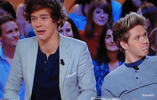 Watch twice! Once to watch Hazza, and then another time to watch Niall! : (gif bahaha haz you're one special kid.