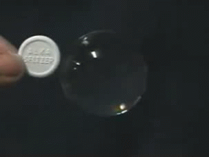 What Alka-Seltzer and water looks like in zero gravity: | 21 GIFs That Are Actually Worth Looking At