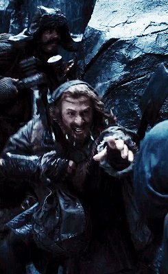 When Fili is separated from Kili, when they think they'll never see each other again, when they try so desperately to get to each other, but it's too late, the fear in their faces - oohh right in the feels, it's so sad but beautiful at the same time.