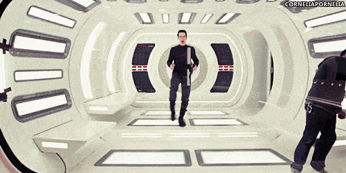 When he showed off his mad dance skills on the set of Star Trek: Into Darkness.