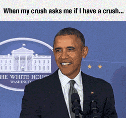 When my crush asks me if I have a crush