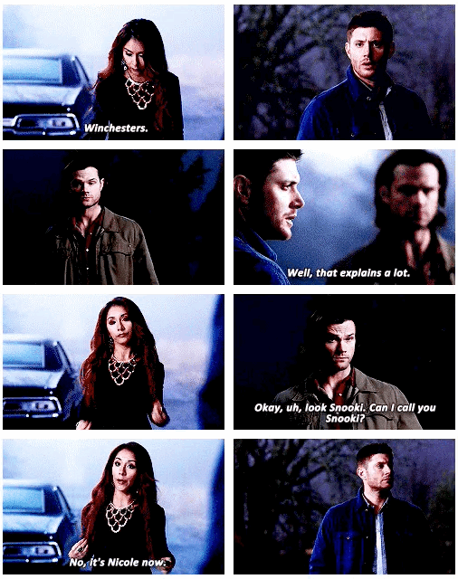 When the Winchesters summoned a crossroads demon they got someone unexpected. | Snooki Had A Cameo On 