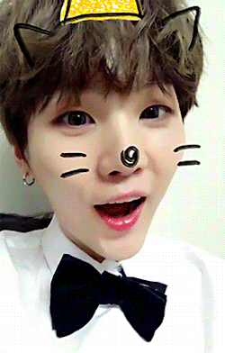 Why is yoongi the cutest thing in the whole world sjsndjf omg someone send help he's so adorable