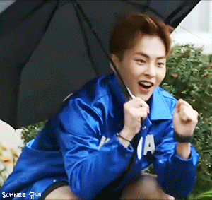 Xiumin's aegyo being forced out by the cold. It needs to be cold more often then.