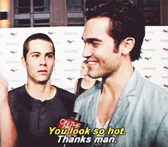 You know what makes this so hilarious?  That Tyler just rolls with it lol = dylan and tyler - teen wolf