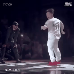 he dances very well! Is he human?