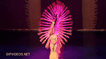 Hearing impaired Dancers performing Thousand-hand Bodhisattva
