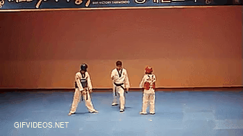 Most funniest fight of taekwondo in the world