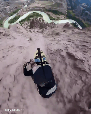 Riding down farwell canyon