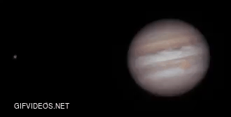 Time-lapse of Jupiter from a backyard telescope